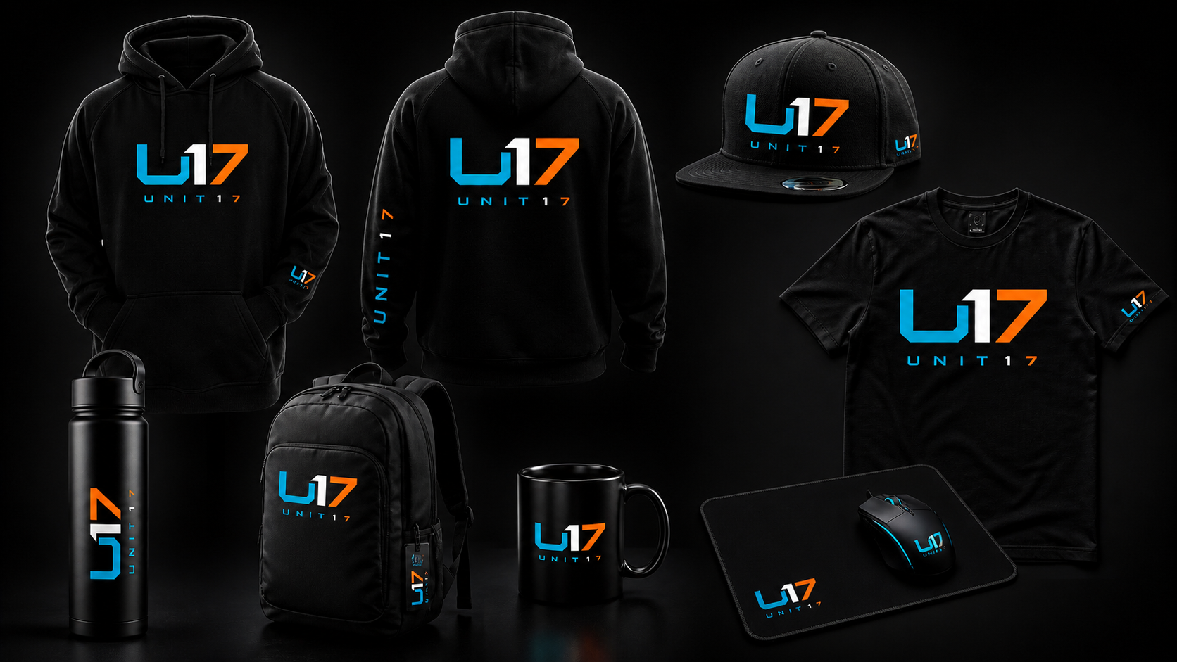 Unit 17 Merch — Hoodies, tees, accessories
